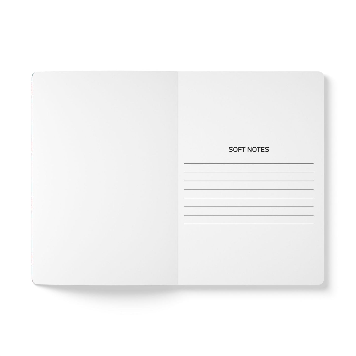 Moth & Monstera Softcover Journal — "Petals & Wings" Floral Nature Notebook