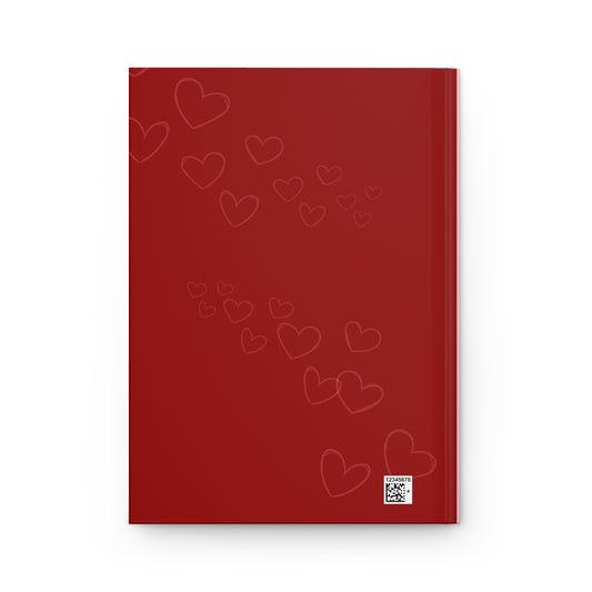 Personalized Forever Love Hardcover Journal – Custom Couples Keepsake Notebook