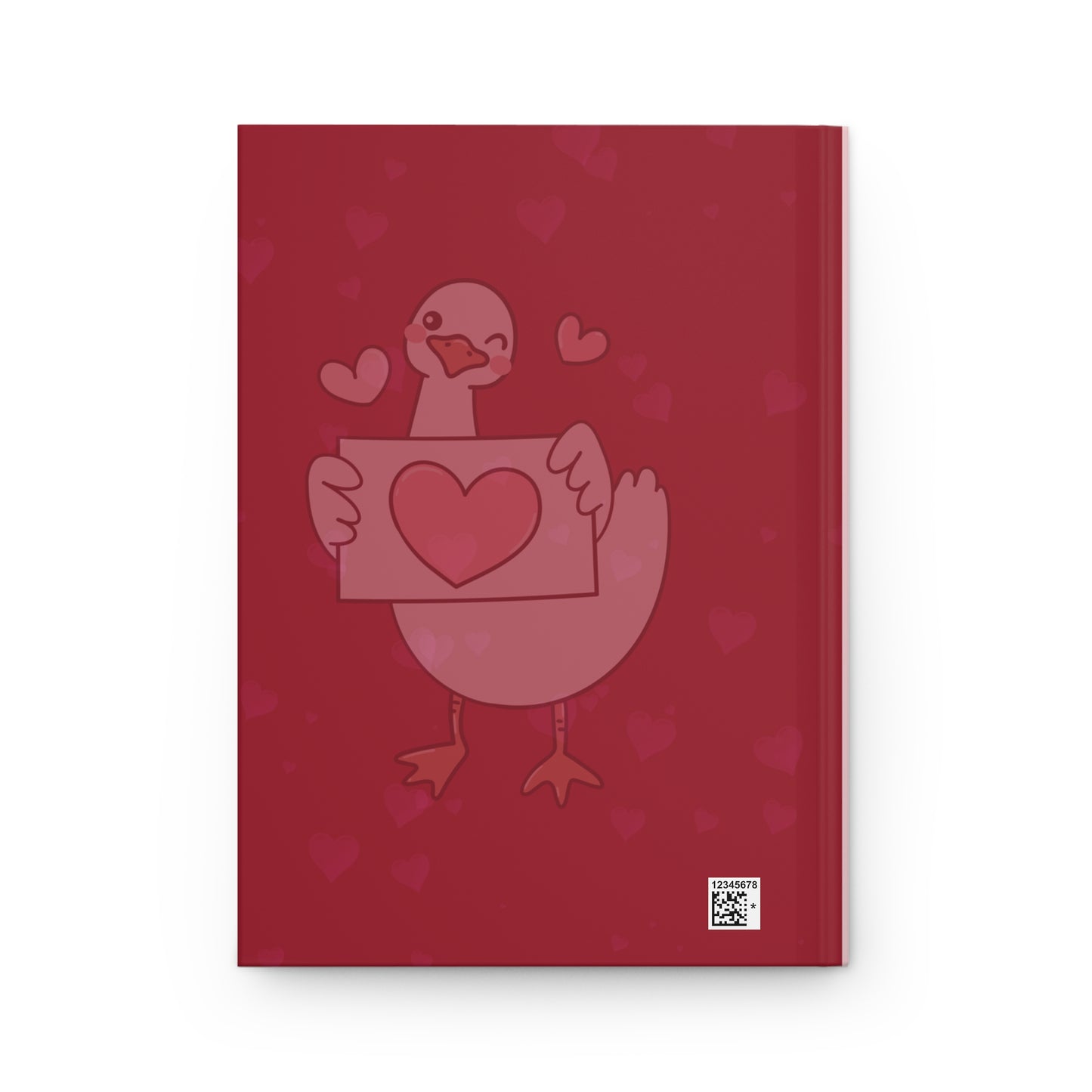 My Heart's Little Book Journal | Cute Duck Reading Love Notebook
