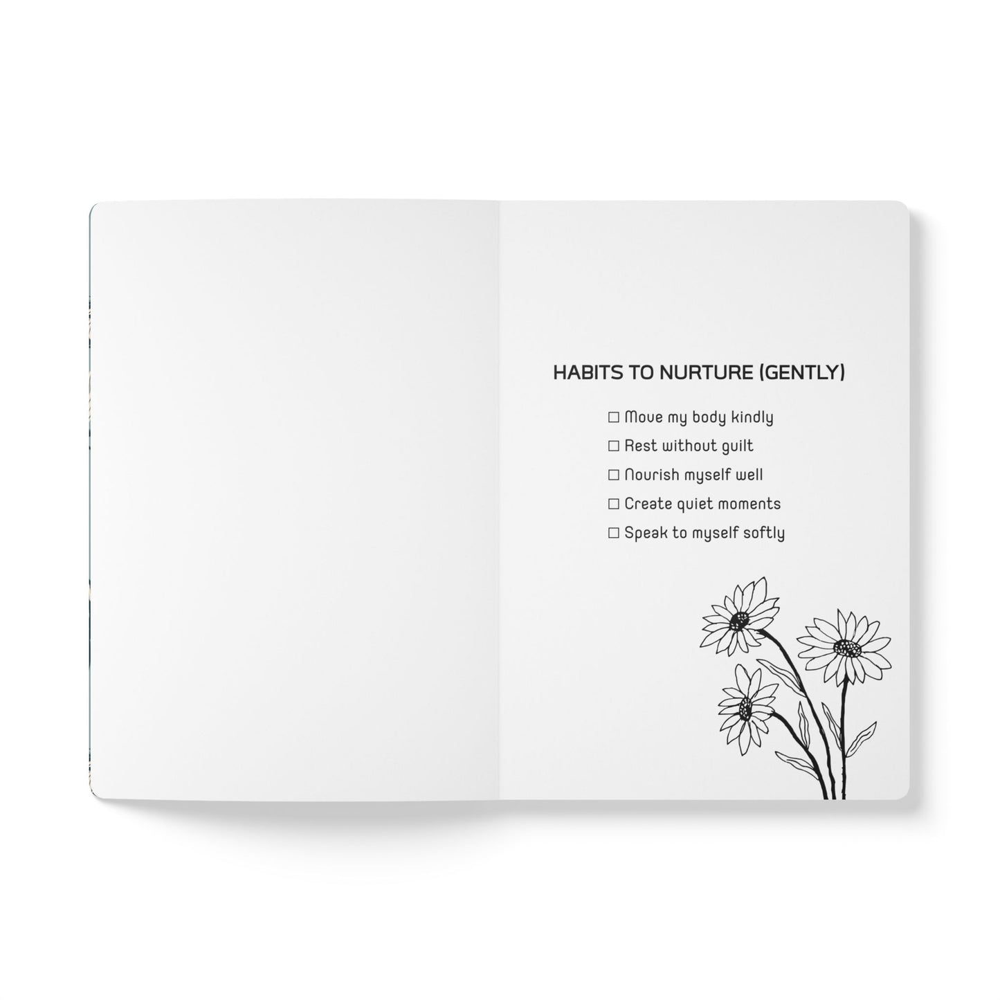 Princess In Me Softcover Journal — Butterfly & Dragonfly Floral Notebook