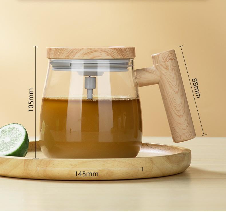 400ML Self Stirring Coffee Mug | Electric Automatic Mixing Cup | High-Speed Auto Stir Coffee Glass for Gym, Kitchen & Office