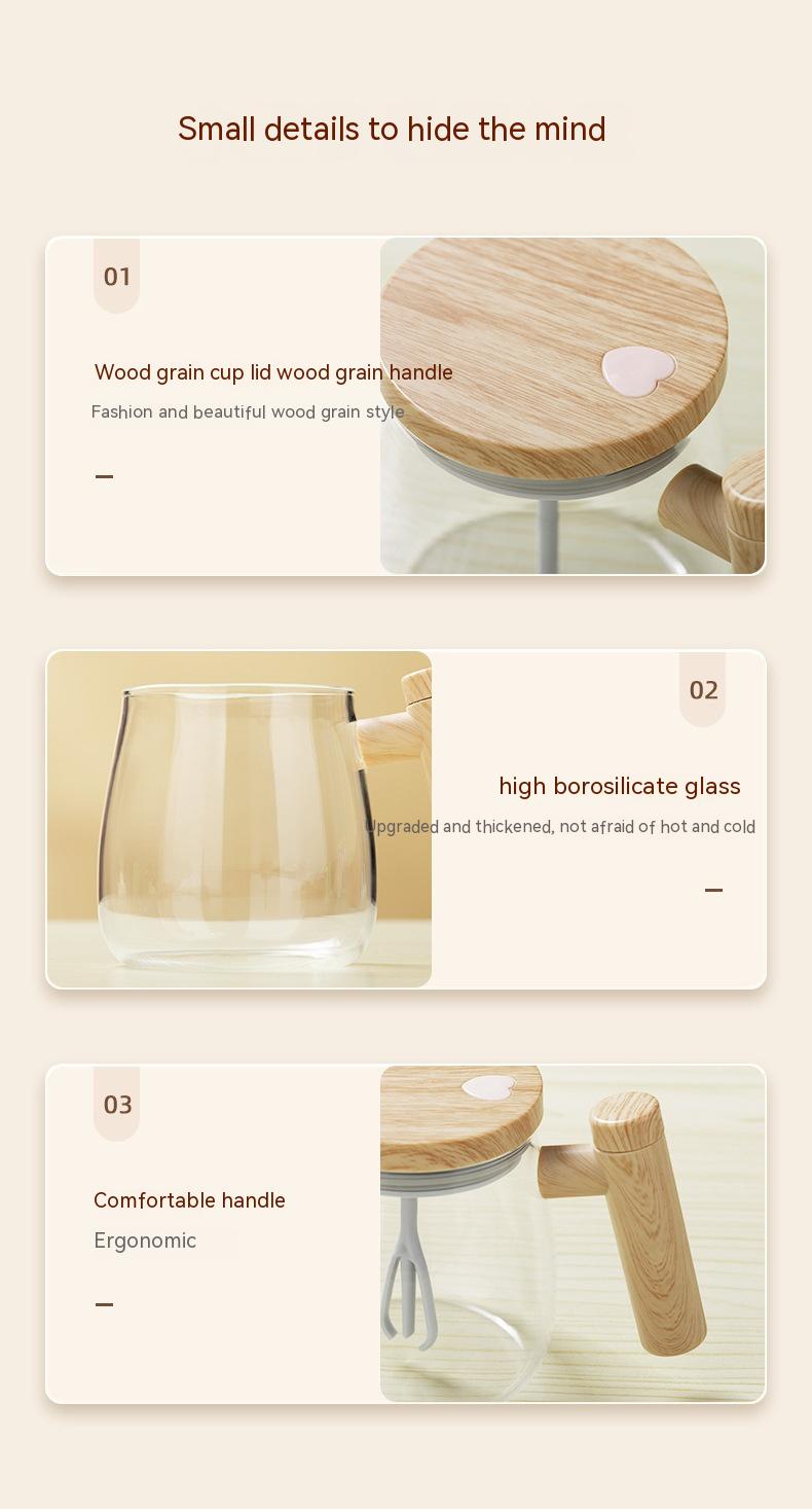 400ML Self Stirring Coffee Mug | Electric Automatic Mixing Cup | High-Speed Auto Stir Coffee Glass for Gym, Kitchen & Office