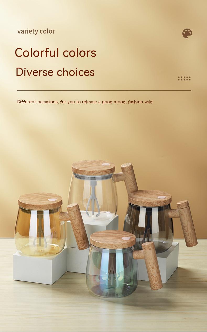 400ML Self Stirring Coffee Mug | Electric Automatic Mixing Cup | High-Speed Auto Stir Coffee Glass for Gym, Kitchen & Office